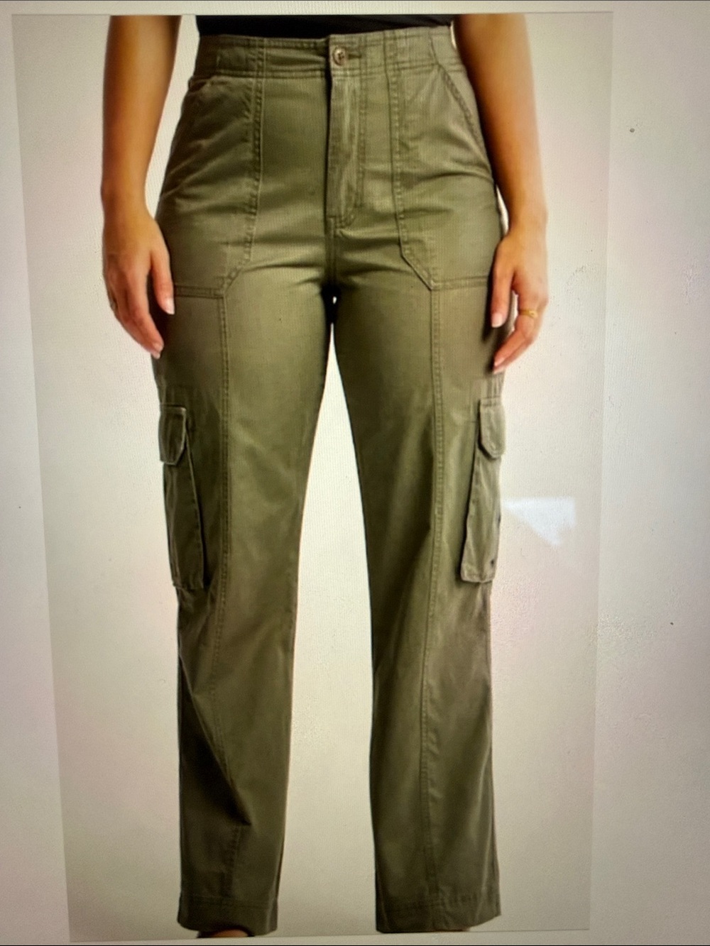 Abercrombie & Fitch Olive Green Cargo Pants